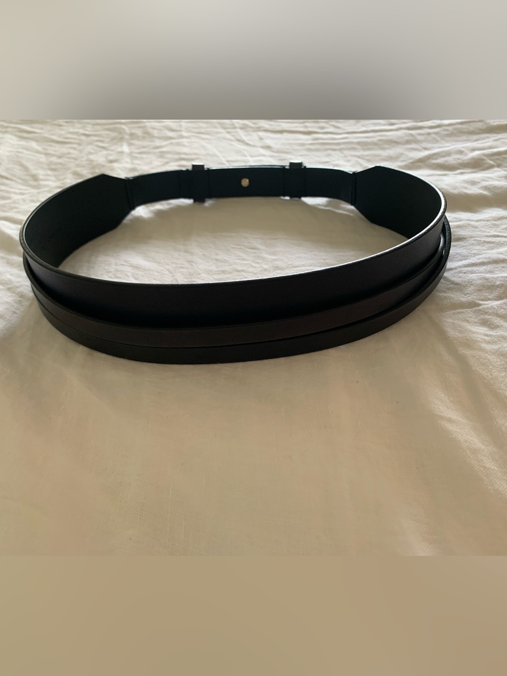 Black Leather MM LaFleur Obi Belt